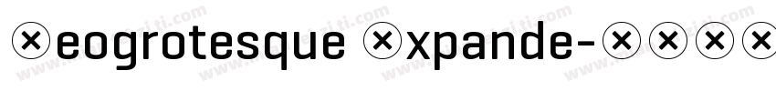 Geogrotesque Expande字体转换